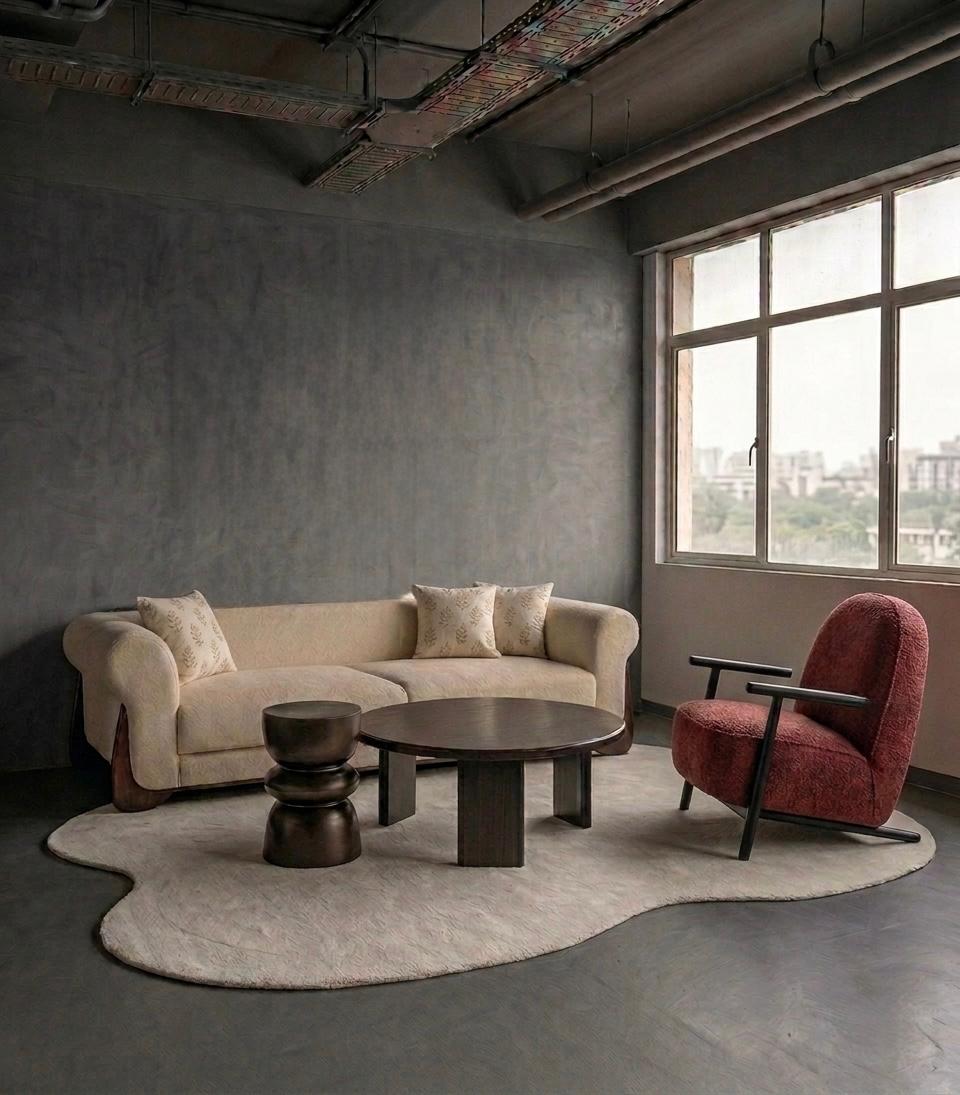 Crecent Sofa (4 Seater) on site