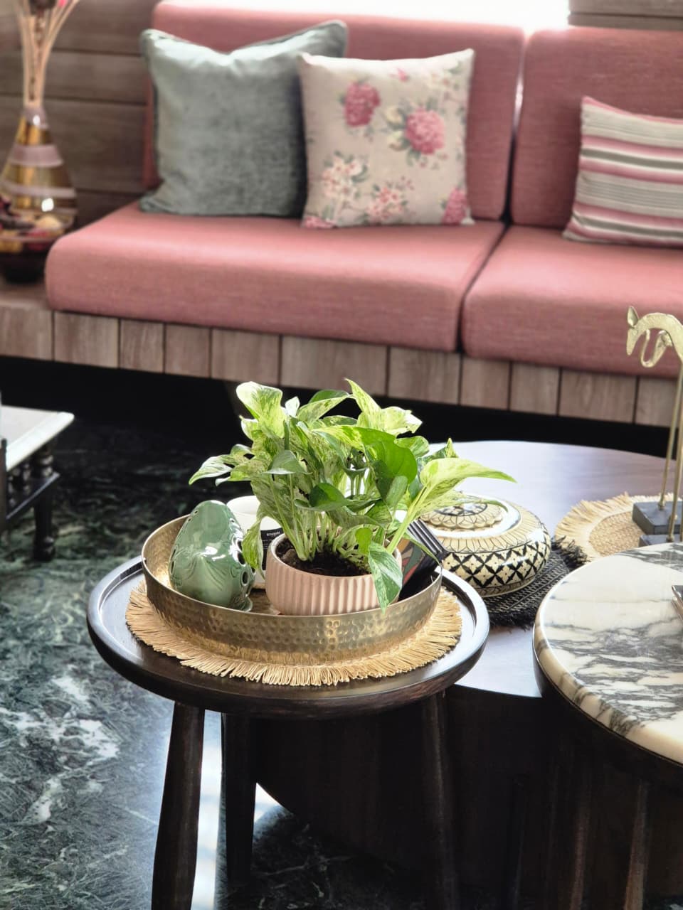 Trisette Centre Table Set on site