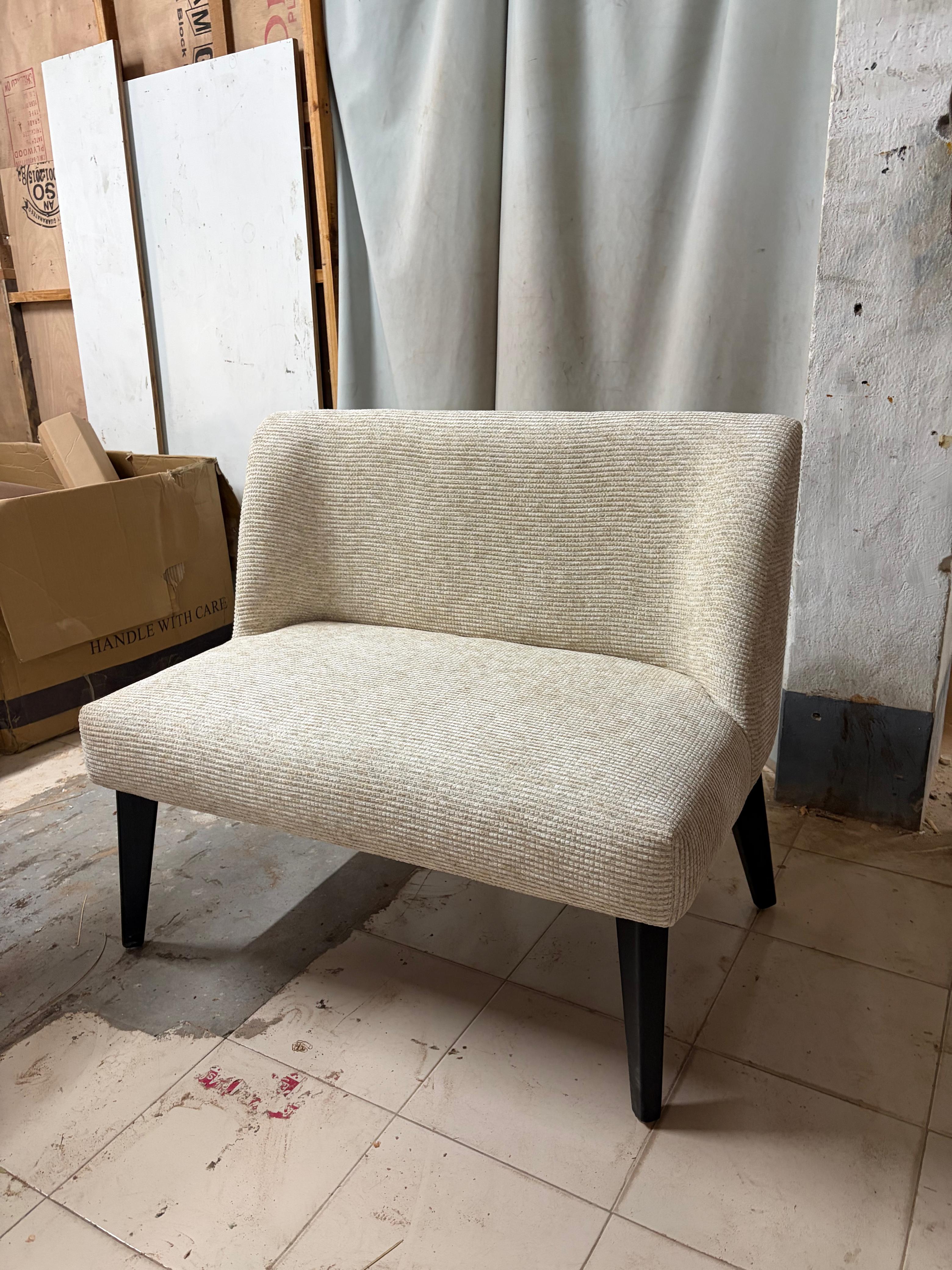 Ember Slipper Chair in the making