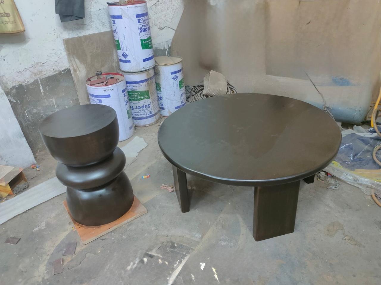 Blob Centre Table (Set of 2) in the making