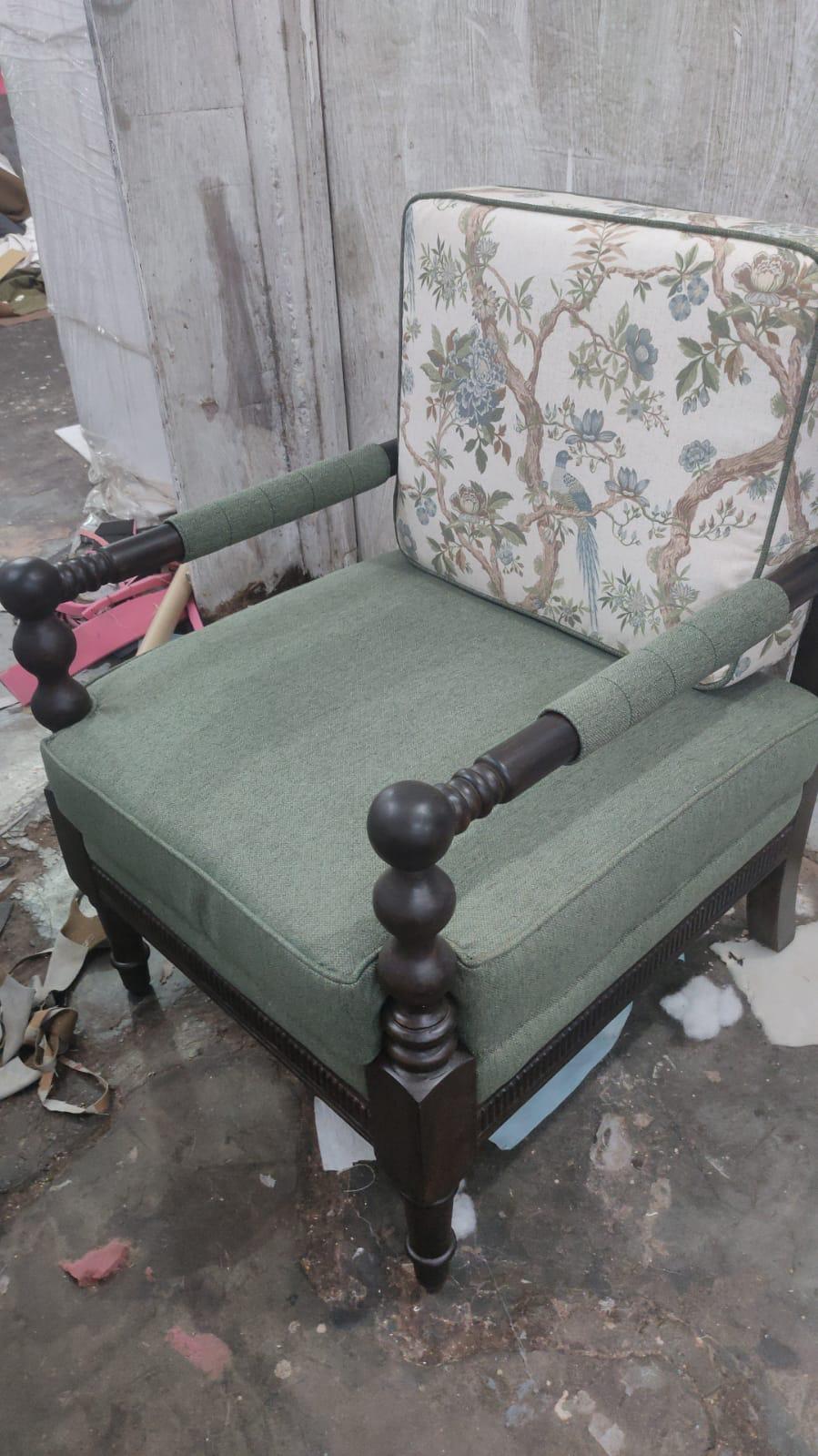 Rococo Armchair in the making