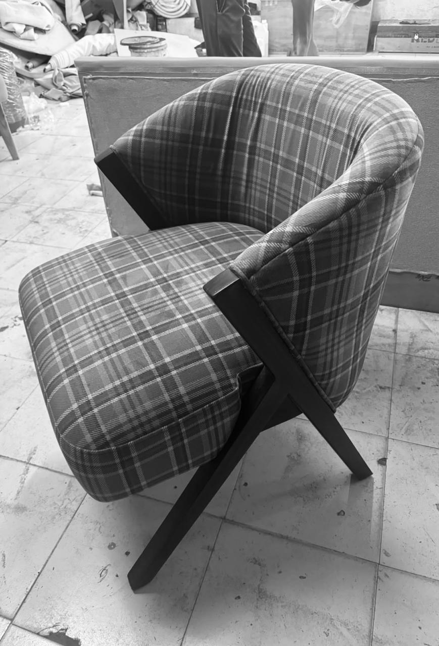 Percy Accent Chair in the making