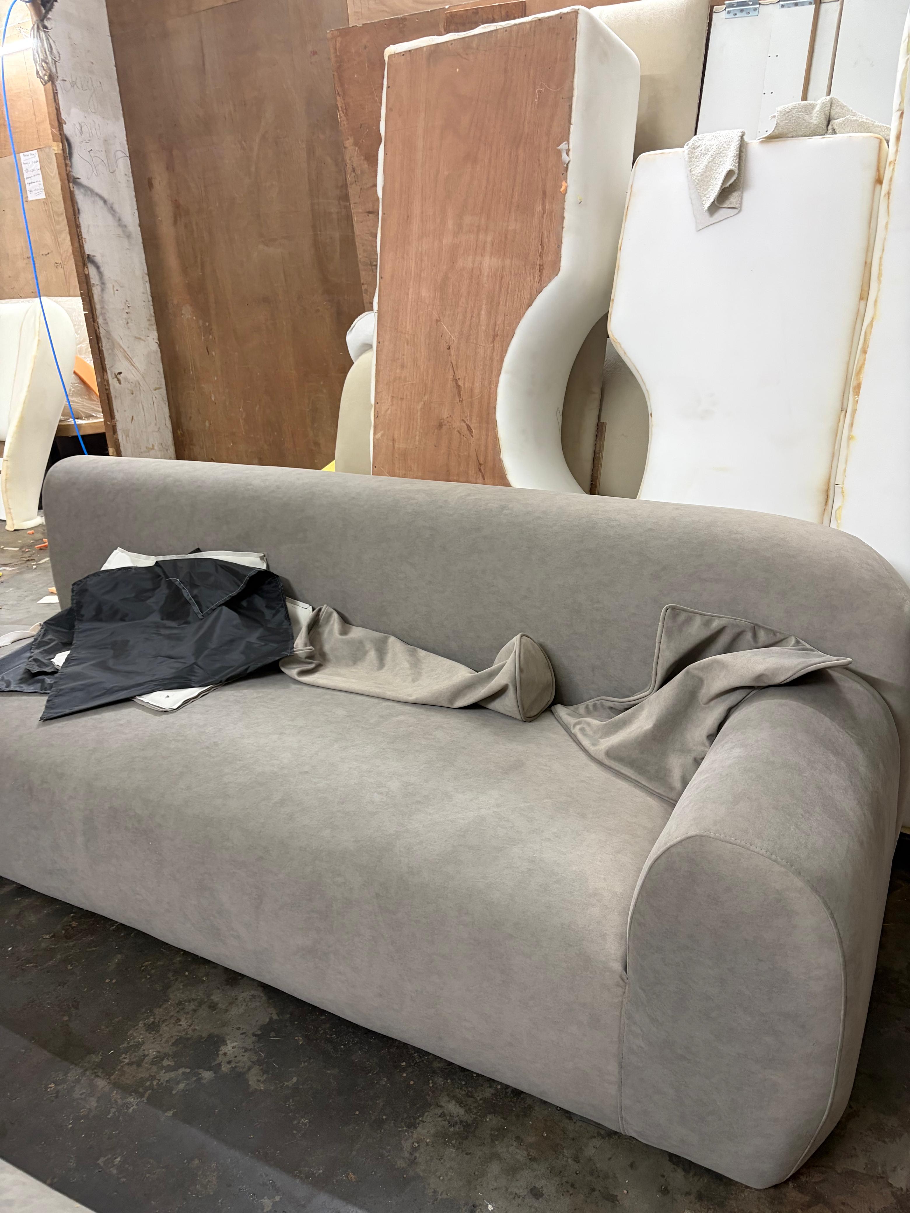 Cloud Sofa (6 Seater) in the making