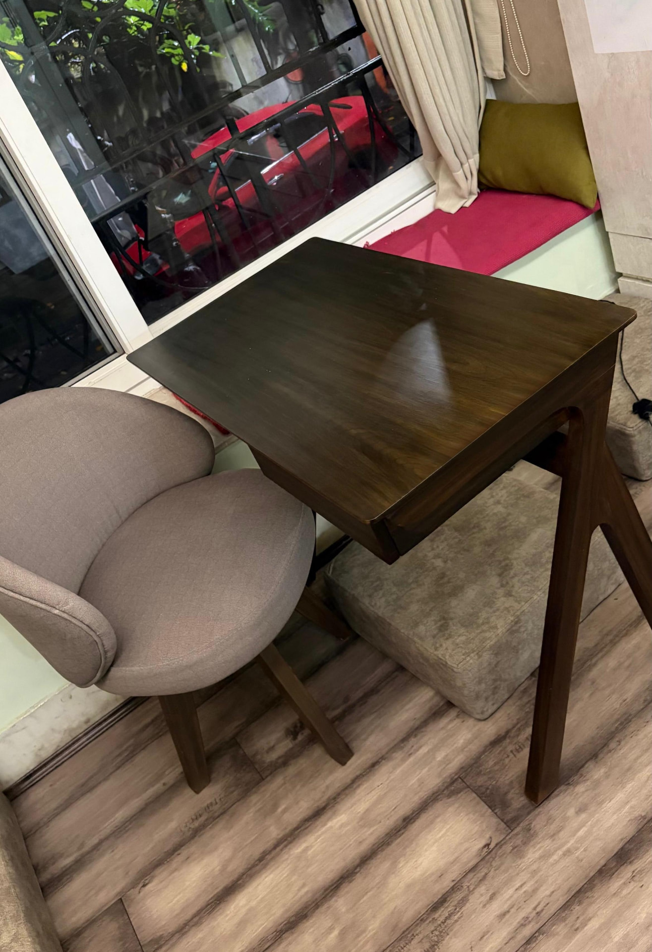 Swivel Dining Chair on site