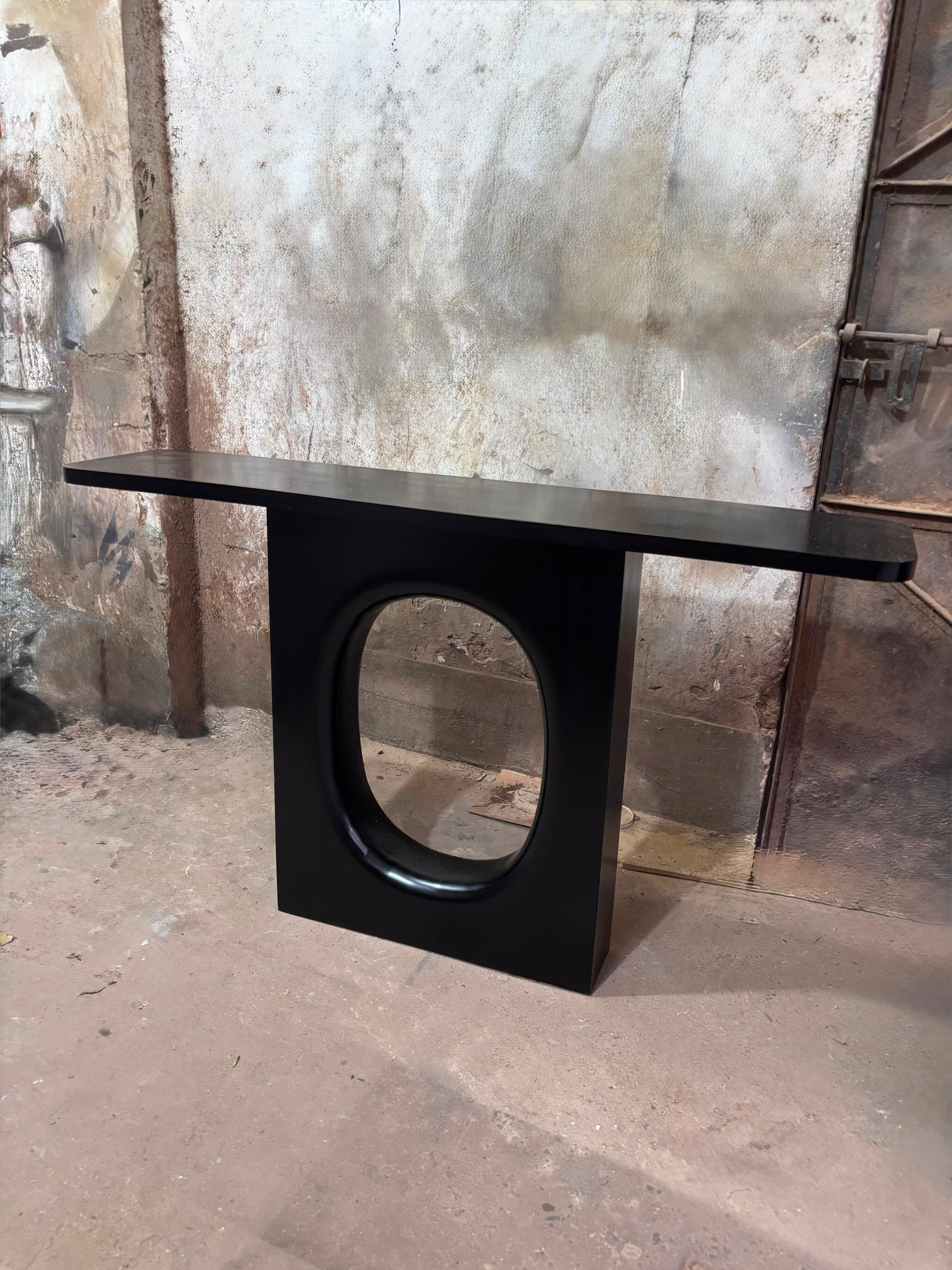 Cavity Decorative Console in the making
