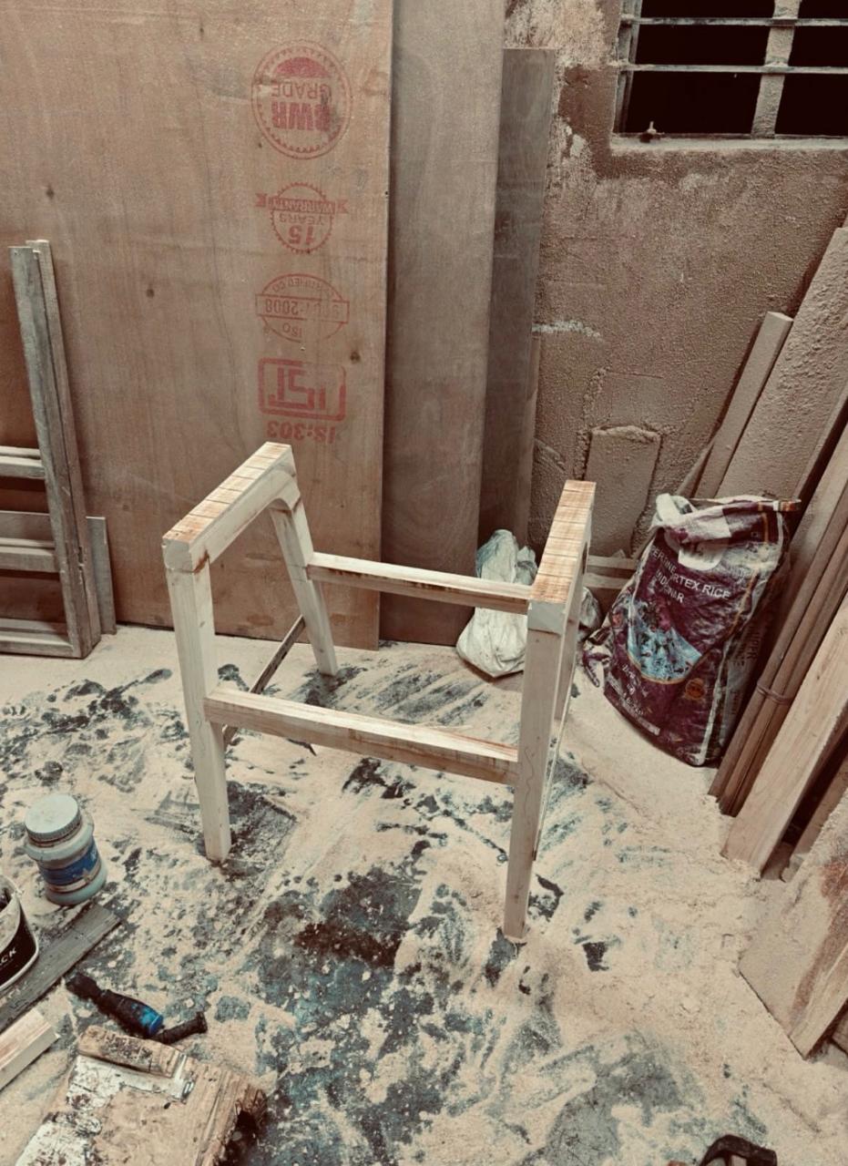 Halo Dining Chairs in the making