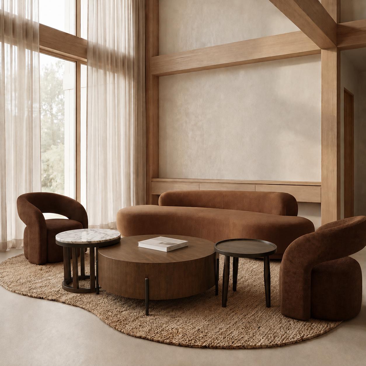 Trisette Centre Table Set on site