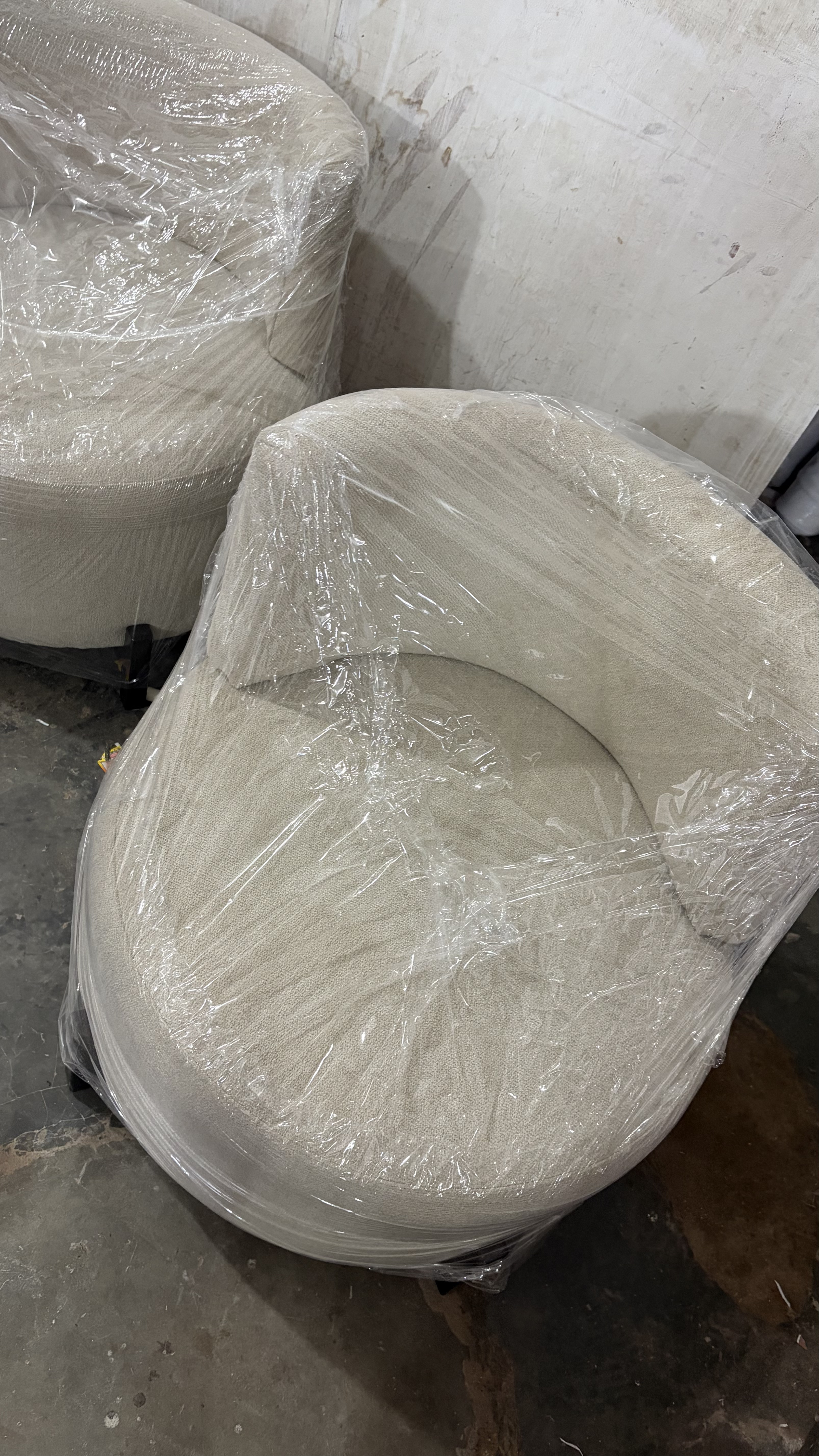 Luna Accent Chair in the making