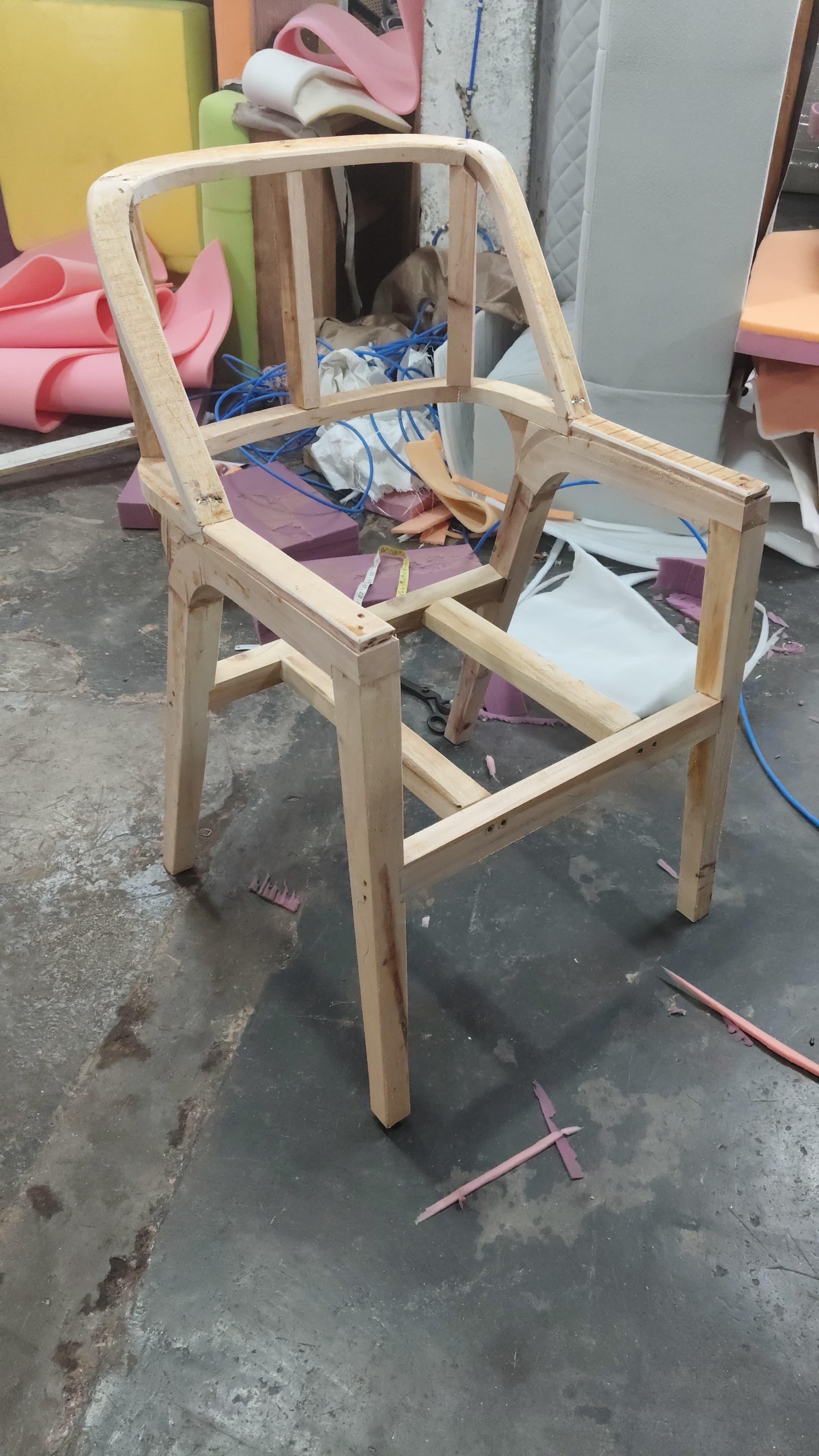 Halo Dining Chairs in the making