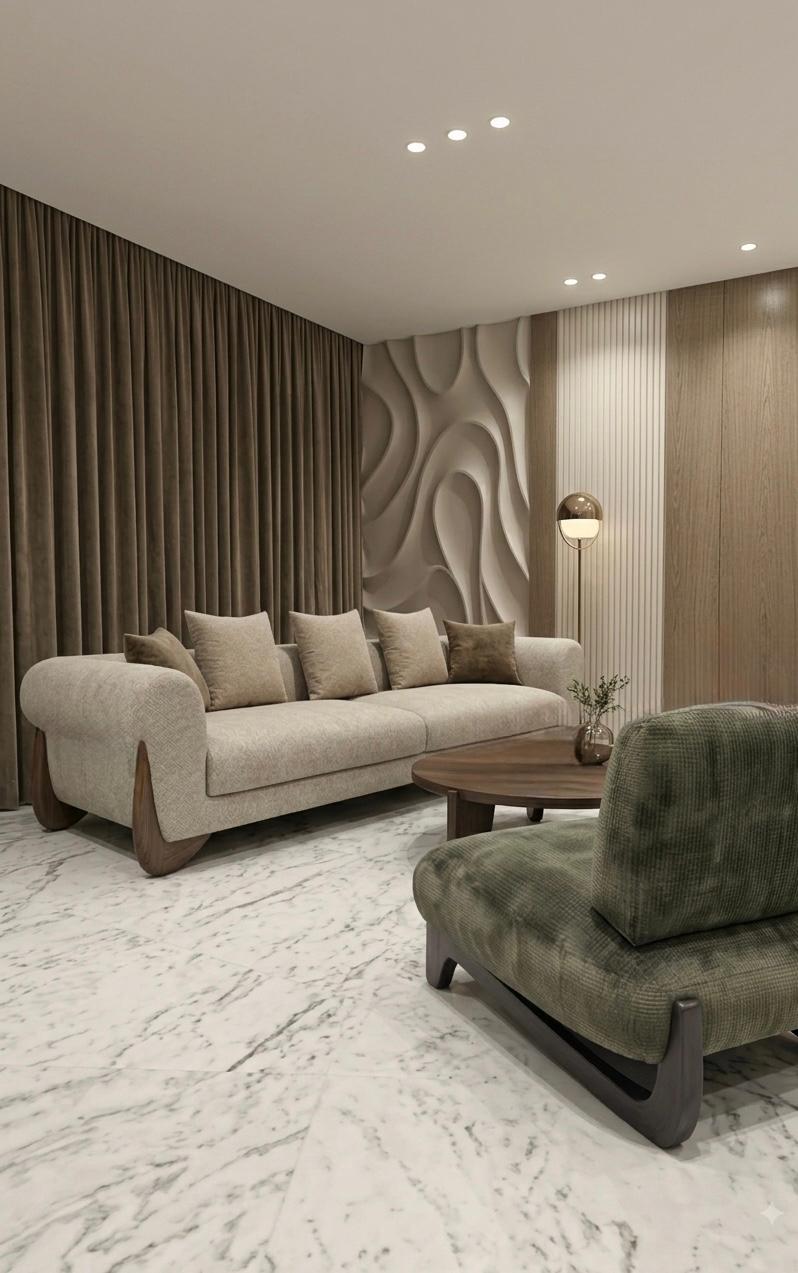 Steppe Slipper Chair on site